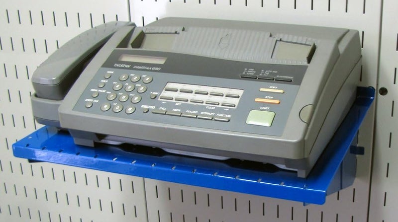 Wall Control Shelf 12in Deep Pegboard Shelf Assembly Pegboard and Slotted Tool Board - Blue - Image 3